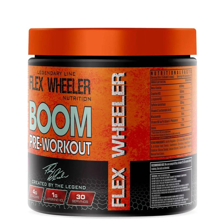 Flex Wheeler Nutrition Boom Pre Workout Flex Wheeler Nutrition