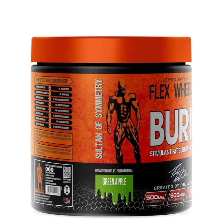 Flex Wheeler Nutrition Burn Stimulant Fat Burner Powder - Halt