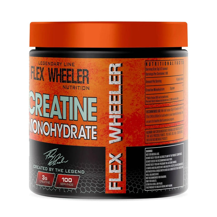 Flex Wheeler Nutrition Creatine Monohydrate- 100 Servings - Halt