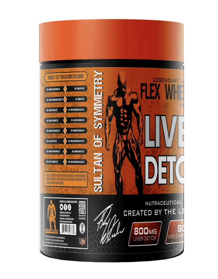 Flex Wheeler Nutrition Liver Detox - 90 Veg Capsules - Halt