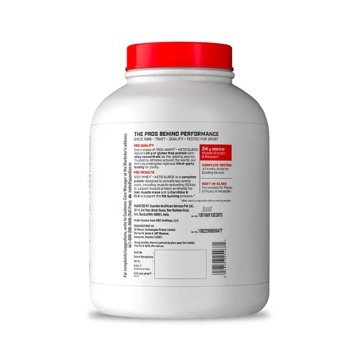 GNC 100% Whey + Keto Surge GNC