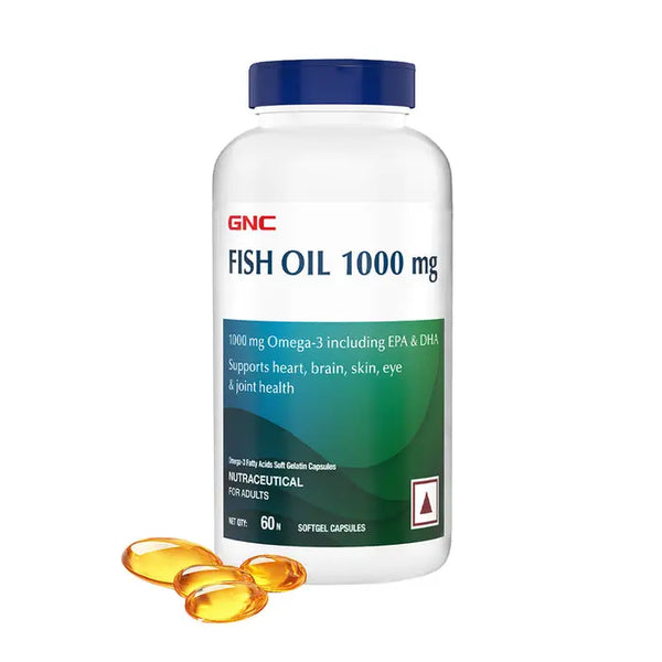 GNC Fish Body Oil 1000 mg - 90 Softgels GNC