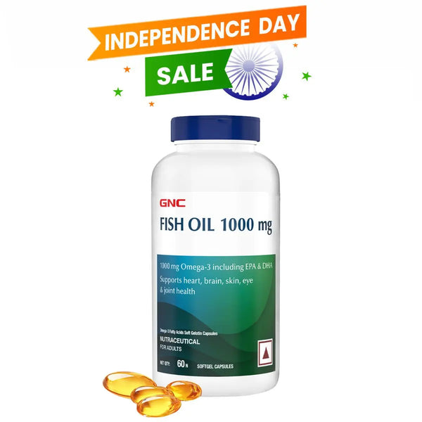 GNC Fish Body Oil 1000 mg - 90 Softgels GNC