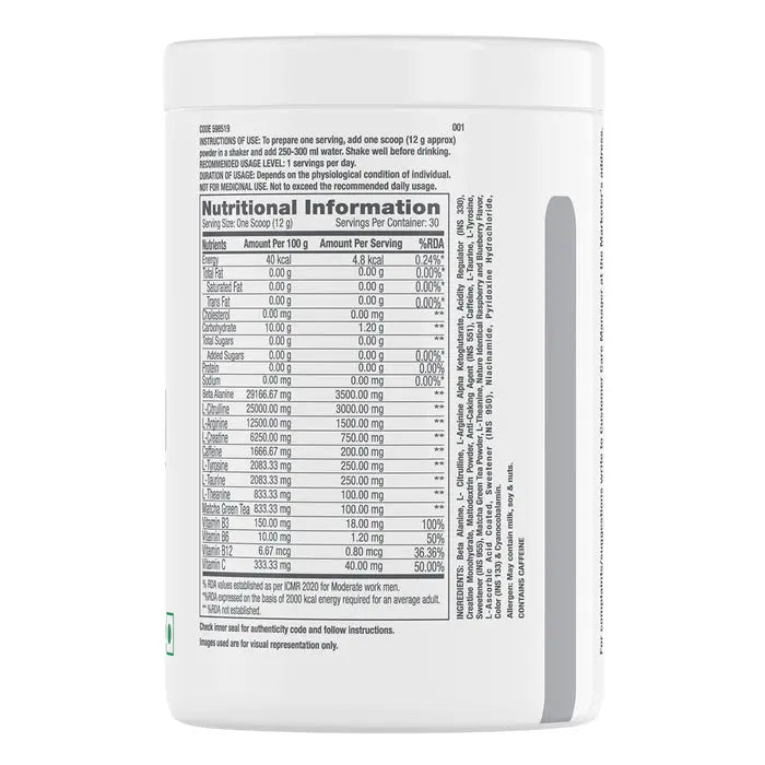 GNC Pre-Workout 30 Servings GNC