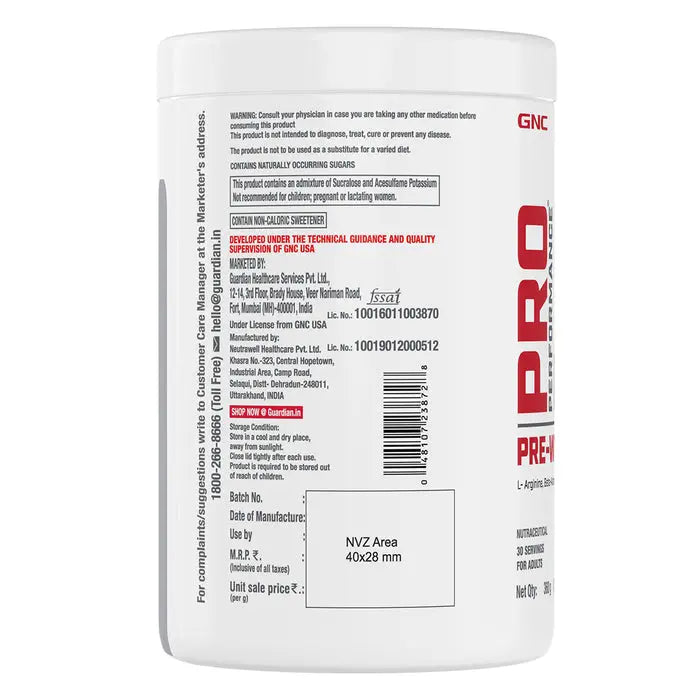 GNC Pre-Workout 30 Servings GNC