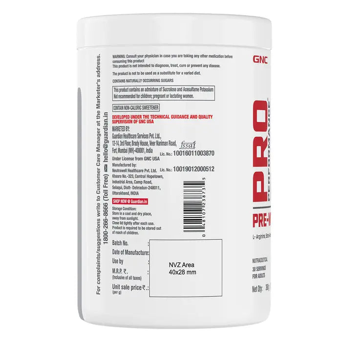 GNC Pre-Workout 30 Servings GNC