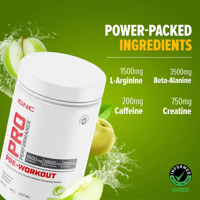 GNC Pre-Workout 30 Servings Halt