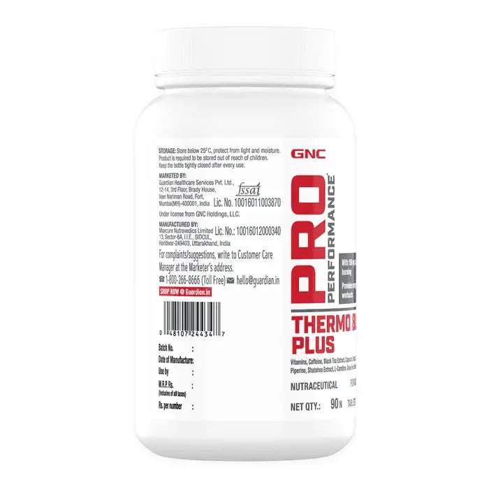 GNC Pro Performance Thermo Burst Plus - 90 Tablets - Halt