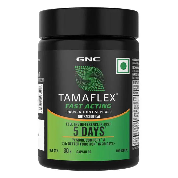 GNC TamaFlex Fast Acting - For Joint Pain Relief - 30 Capsules - Halt