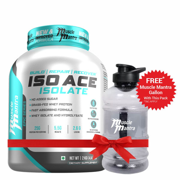 Muscle Mantra Epic Series Iso Ace Isolate + Free Gallon Bottle