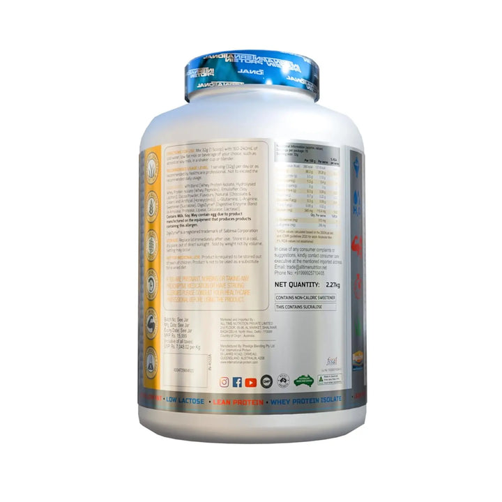 International Protein Amino Charged WPI International Protein