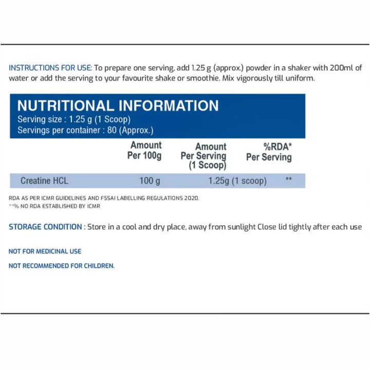 International Protein Creatine HCL - Halt