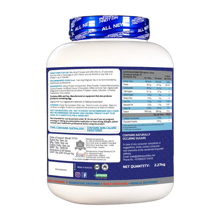 International Protein Grow A Whey - Halt