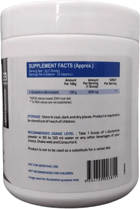 International Protein L-Glutamine 300mg (100g) - Halt