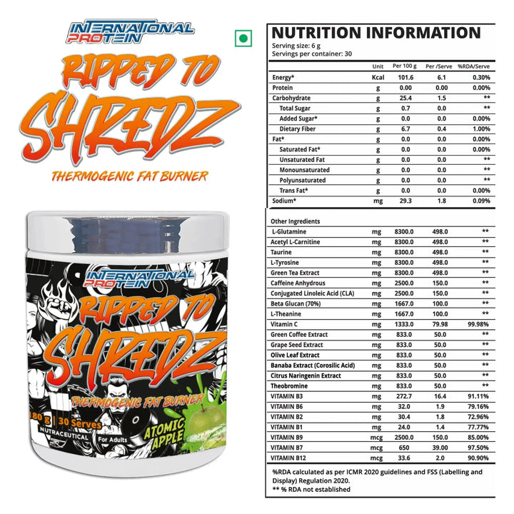 International Protein Ripped To Shredz - Halt