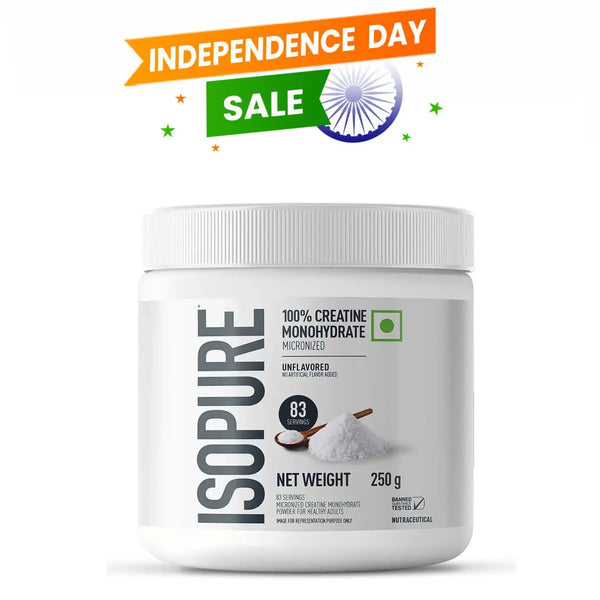 Isopure 100% Creatine Monohydrate Micronized, 250g - 83 Servings Isopure