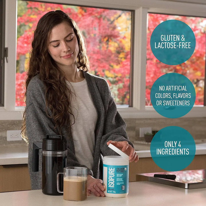 Isopure Collagen Peptides with Biotin & Vitamin E - Halt