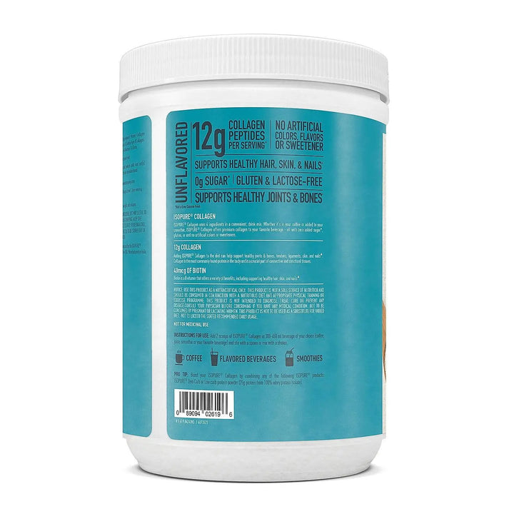 Isopure Collagen Peptides with Biotin & Vitamin E - Halt
