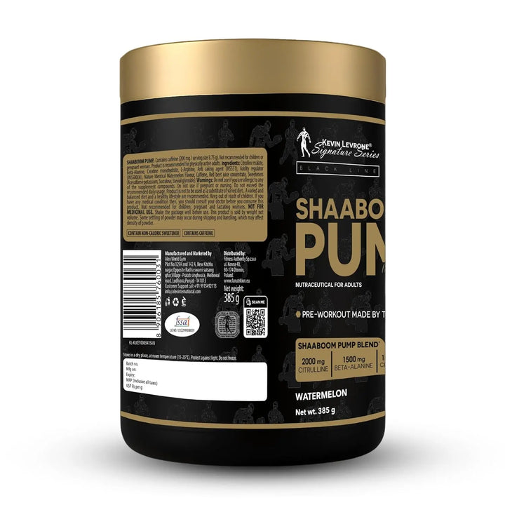Kevin Levrone Shaaboom Pump 385 gms (Indian) Kevin Levrone