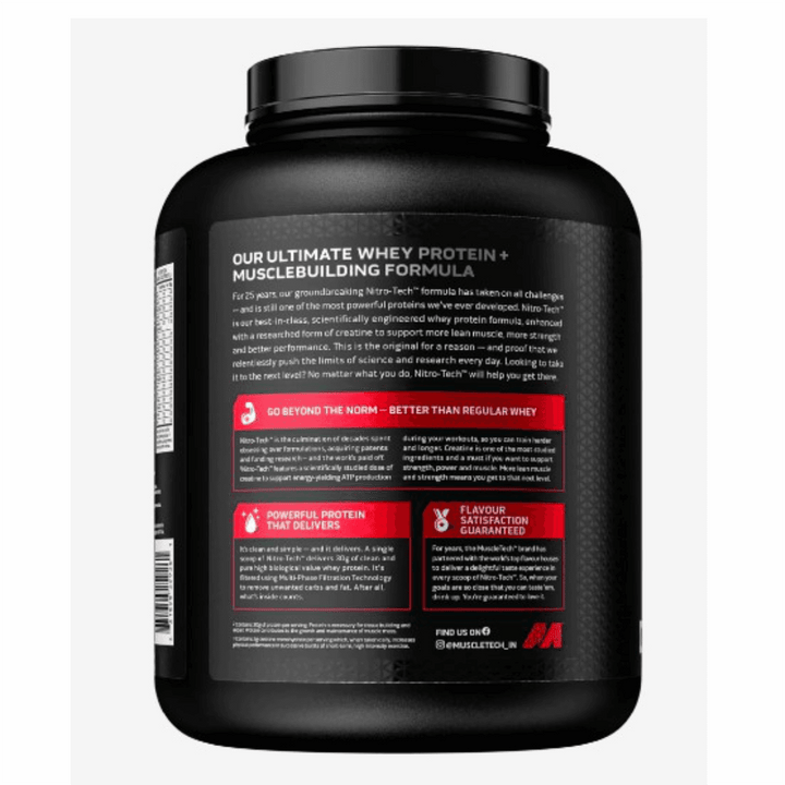 MuscleTech Nitro Tech Whey Protein - Halt
