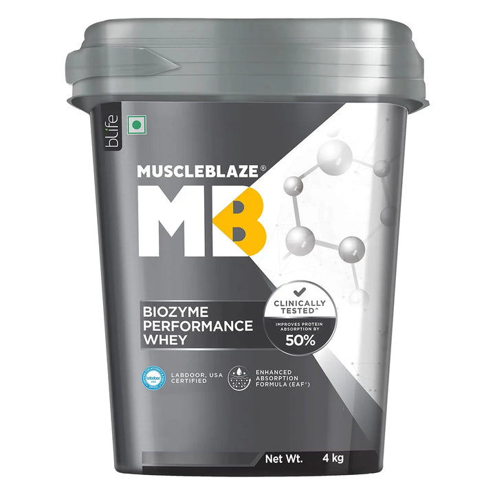 MuscleBlaze Biozyme Performance Whey Protein MuscleBlaze