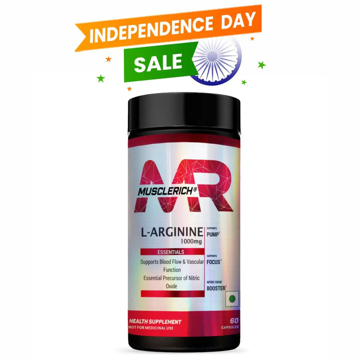 MuscleRich L-Arginine (60 Capsules) MuscleRich