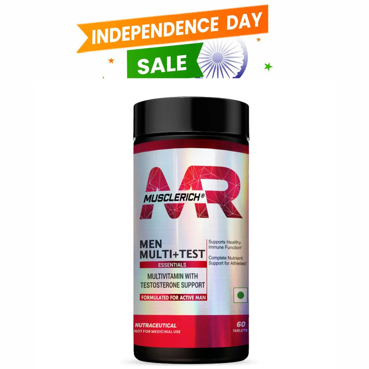 MuscleRich Men Multi+Test (Multivitamin with Testosterone Support) 60 Tablets MuscleRich