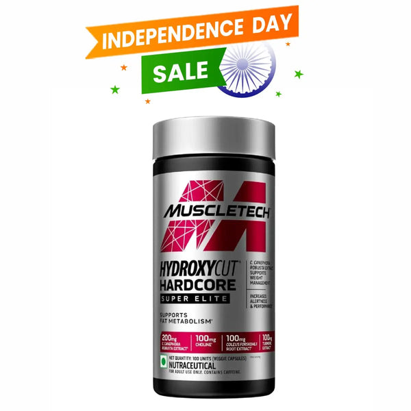 Muscletech Hydroxycut Hardcore Super Elite 100 Caps | India Mfg Muscletech