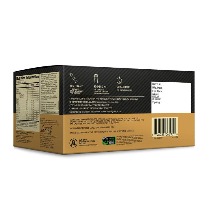 Optimum Nutrition Gold Standard Pre-Workout - Halt