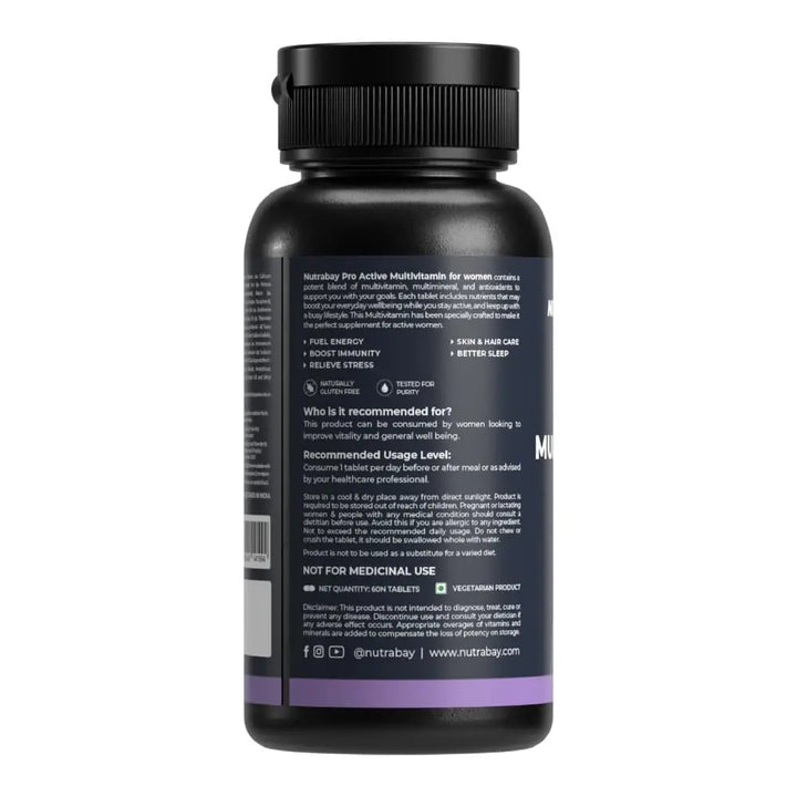 Nutrabay Pro Active Multivitamin for Women - Halt