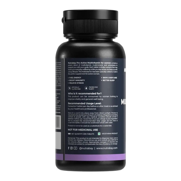 Nutrabay Pro Active Multivitamin for Women - Halt