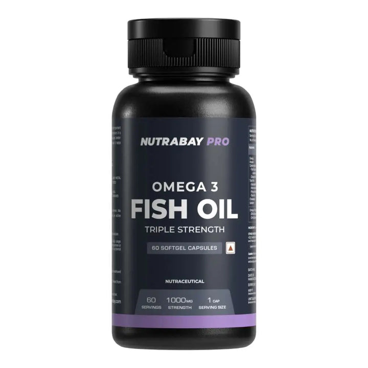 Nutrabay Pro Fish Oil Omega 3 (Triple Strength) – 1000mg - Halt