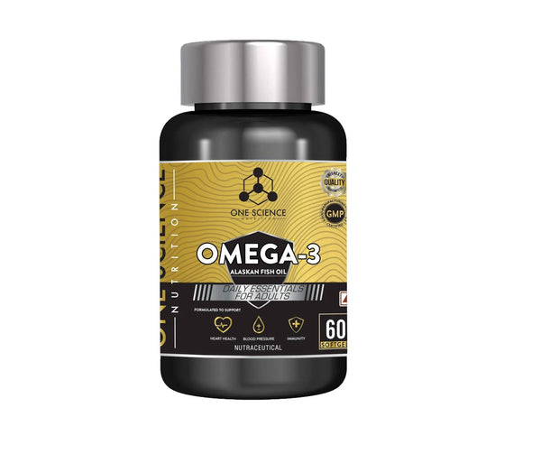 OMEGA-3 ALASKAN FISH OIL 60SOFTGELS ONE SCIENCE NUTRITION - Halt