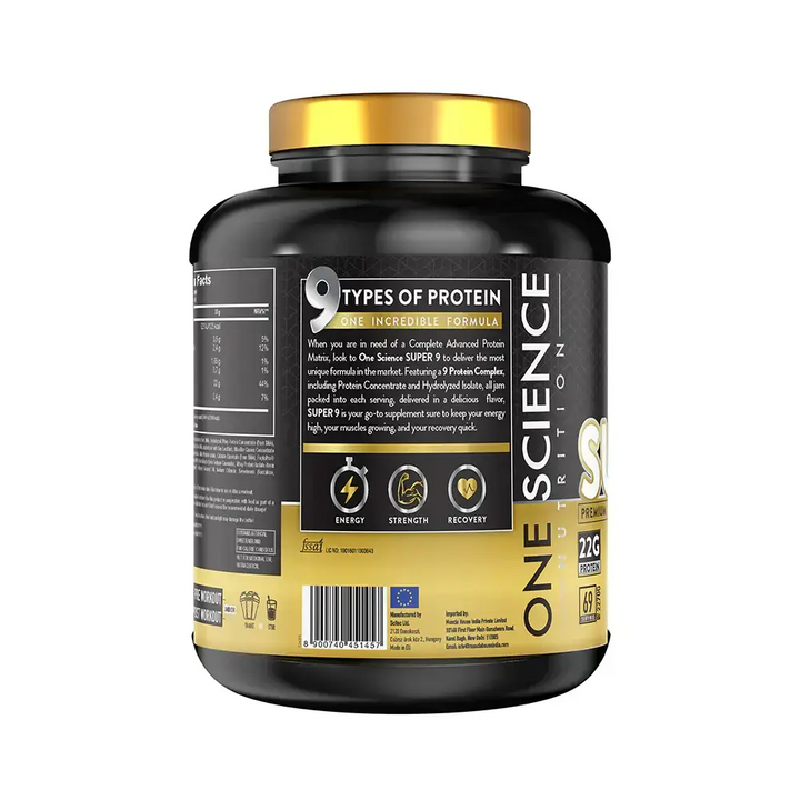 One Science Super 9 Premium Advanced Protein Blend + Free Deodorant (1+1) (Exp: 12/24) One Science Nutrition
