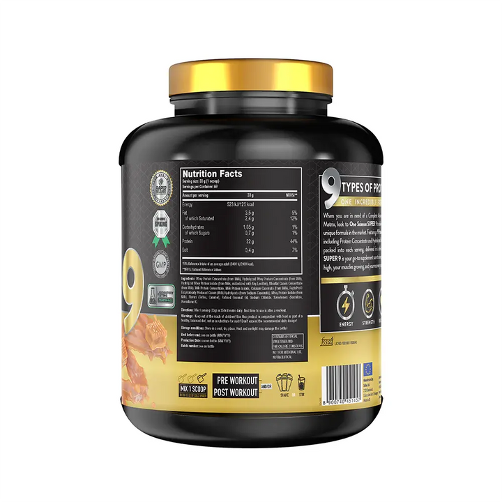 One Science Super 9 Premium Advanced Protein Blend + Free Deodorant (Exp: 12/24) One Science Nutrition