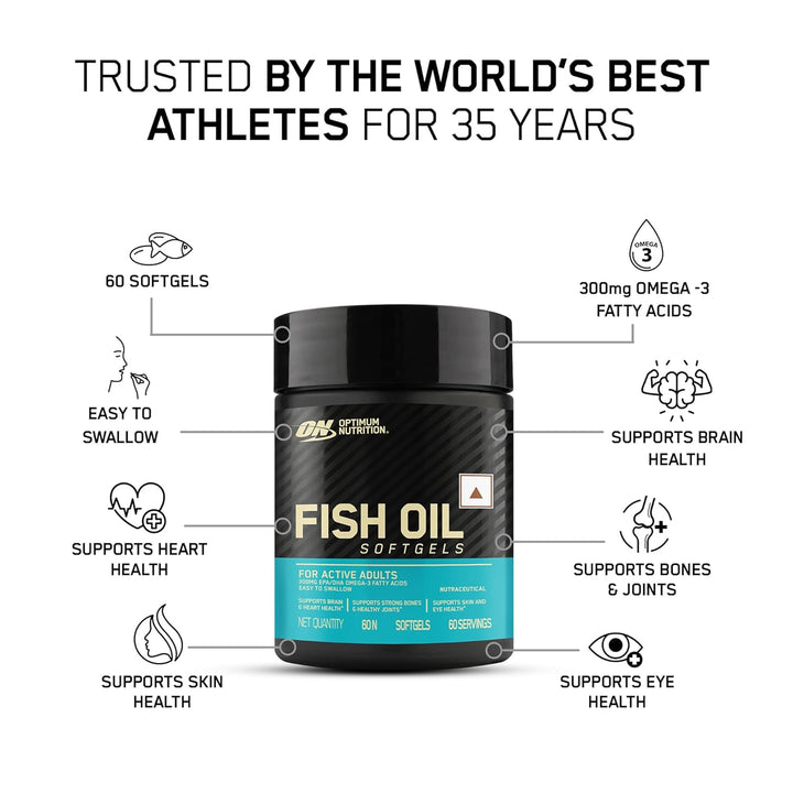 Optimum Nutrition Fish Oil - 60 Capsules Optimum Nutrition