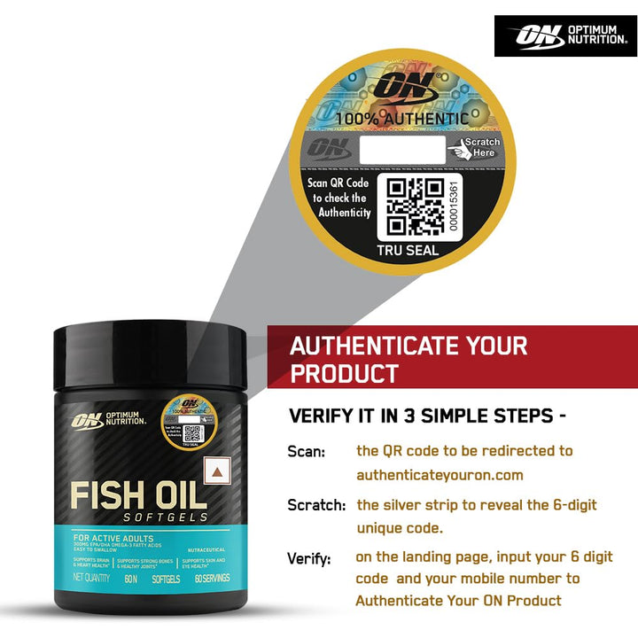 Optimum Nutrition Fish Oil - 60 Capsules Optimum Nutrition