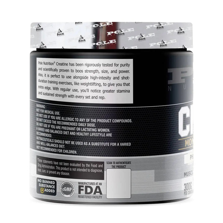 Pole Nutrition Creatine 300 Gram - Halt