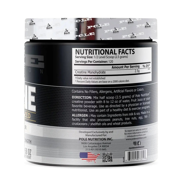 Pole Nutrition Creatine 300 Gram - Halt