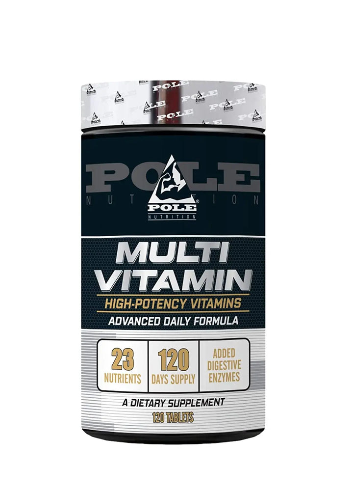 Pole Nutrition High‑Potency Multi Vitamins 120 Tablets - Halt
