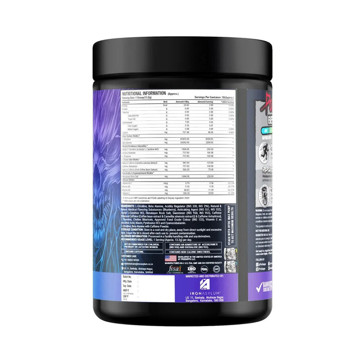 ProSupps, Hyde Nightmare, Intense Energy Pre-Workout Pro Supps
