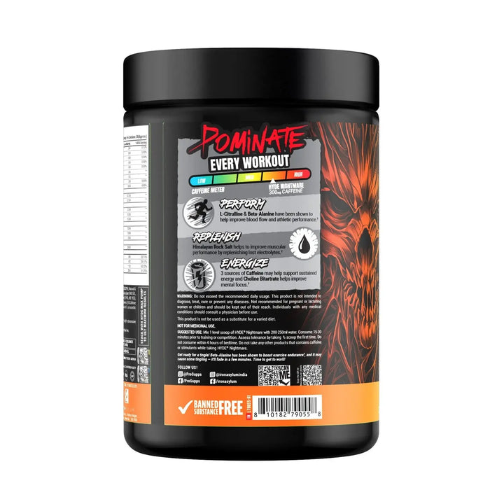 ProSupps, Hyde Nightmare, Intense Energy Pre-Workout Pro Supps