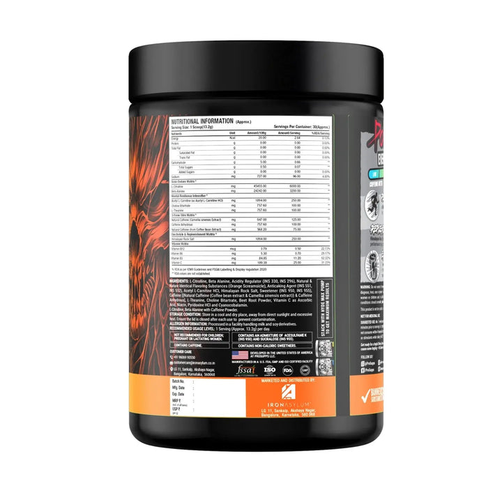 ProSupps, Hyde Nightmare, Intense Energy Pre-Workout Pro Supps