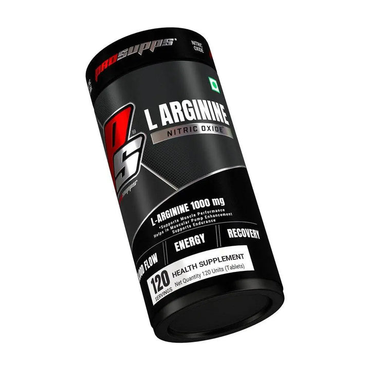 Prosupps L-arginine 1000mg, Nitric Oxide Booster [120 Tablets] - Halt