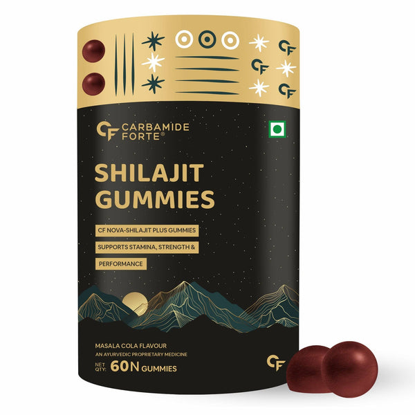 Carbamide Forte Shilajit Gummies | Improves Strength, Stamina And Immunity | 60 Gummies