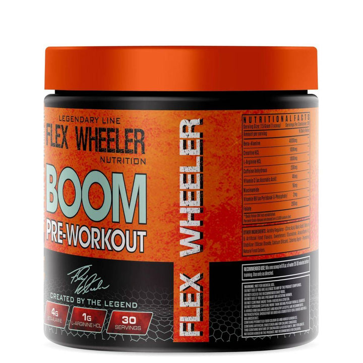 Flex Wheeler Nutrition Boom Pre Workout - Halt