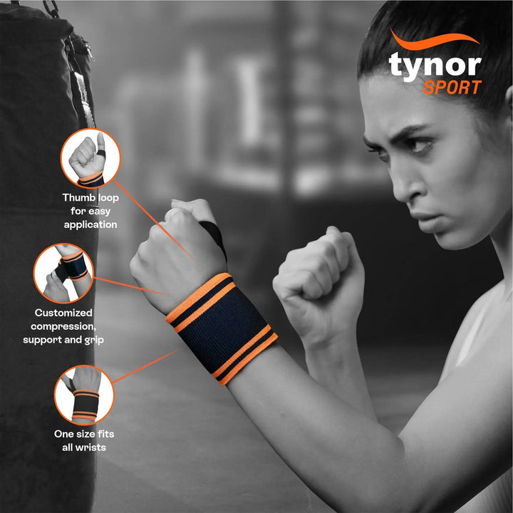 Tynor Wrist Wrap With Thumb Loop (No return no exchange) - Halt