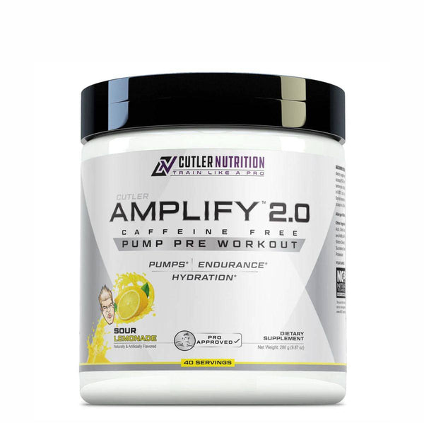 Cutler Nutrition Amplify 2.0 Caffeine Free Pump Pre Workout