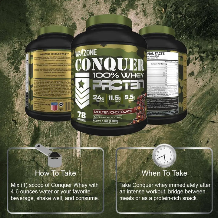 Warzone Conquer 100% Whey Protein Warzone