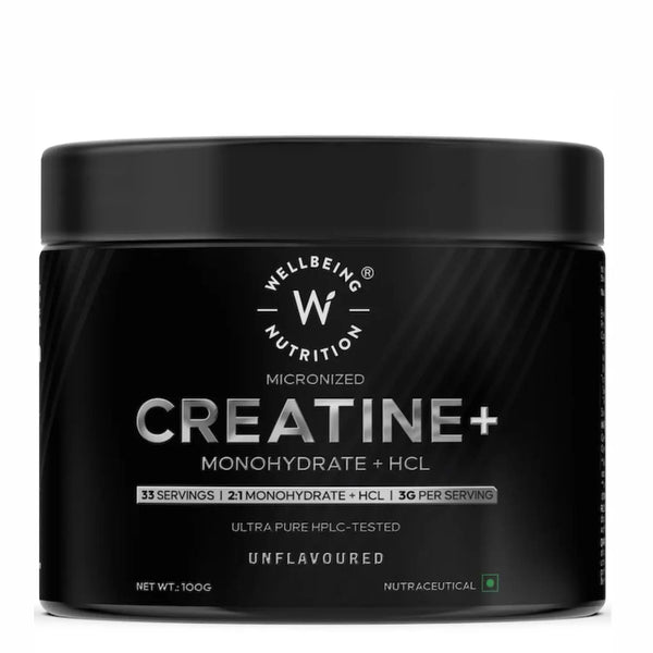 Wellbeing Nutrition Creatine Monohydrate + HCL - Halt